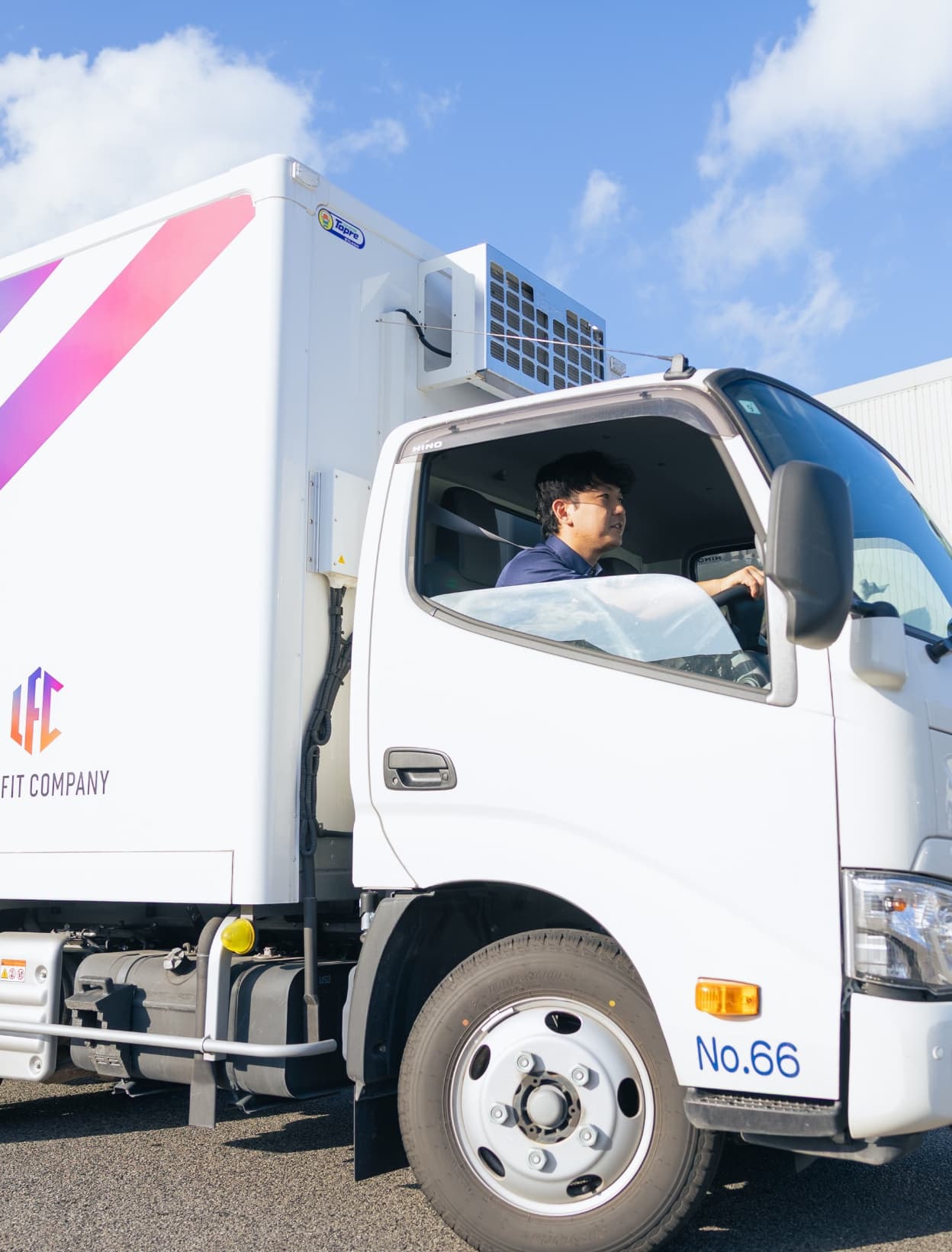 運転をしている写真