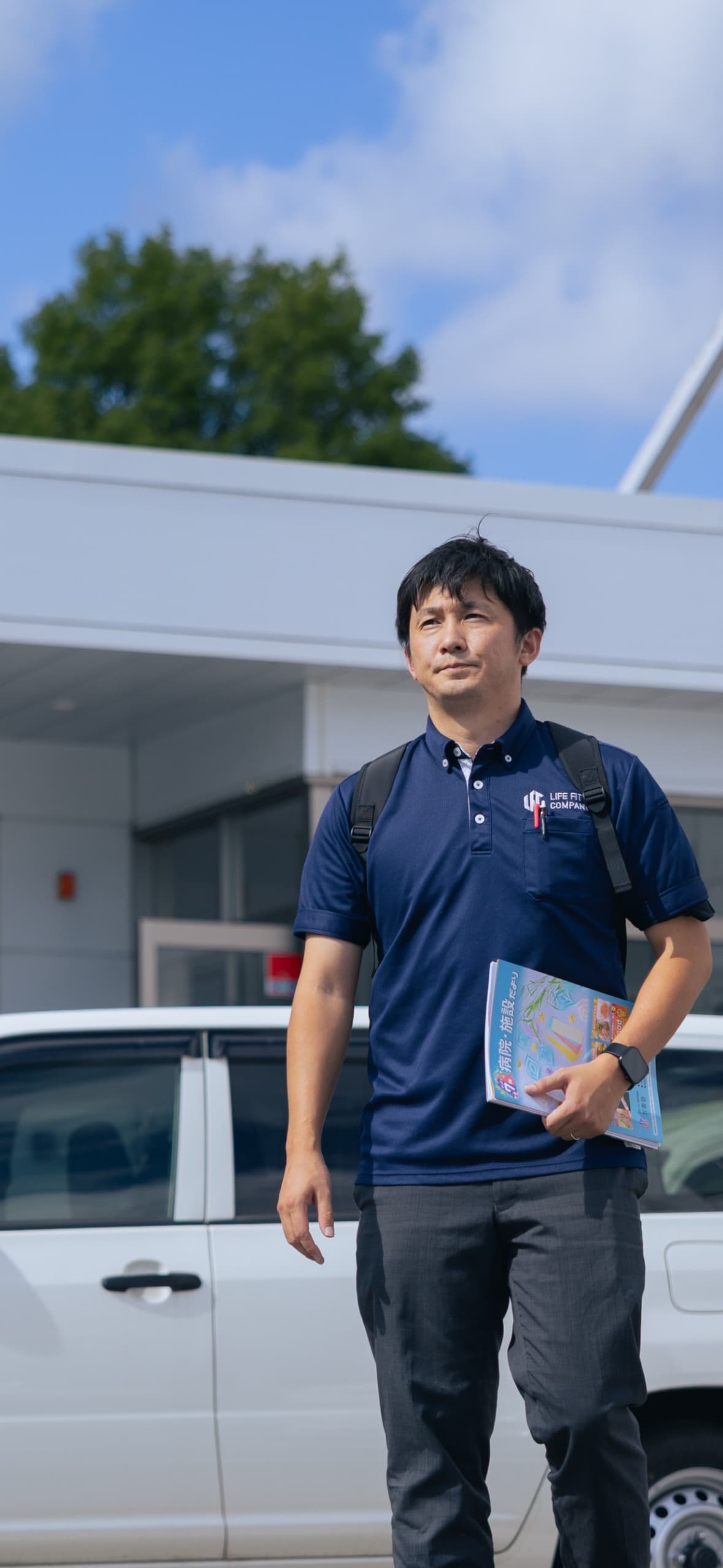 男性社員の写真